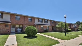 Beautiful courtyard-like setting at Chapel Valley Townhomes, Maryland